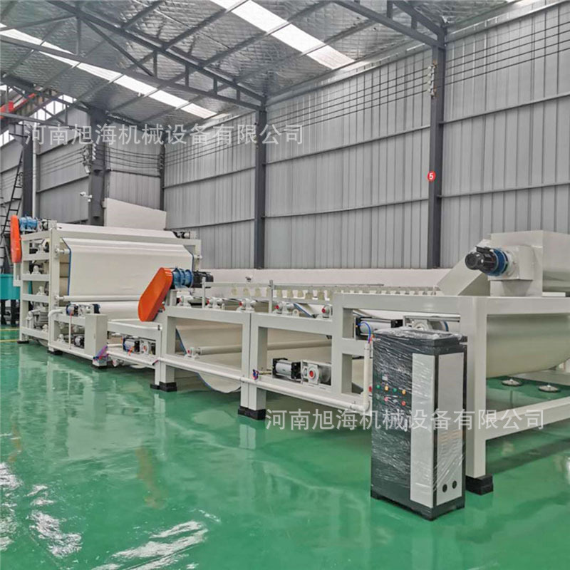 全自动带式压滤机设备洗沙泥浆脱水机带式污泥挤水机