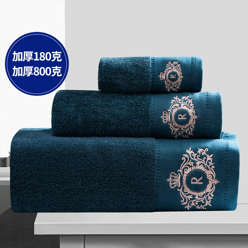 Hotel face towel absorbent dyeing towel...