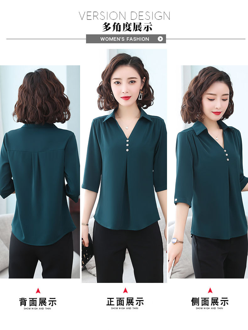 Chemisier en Mousseline de soie - Ref 3429274 Image 13