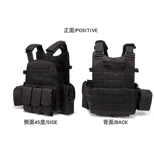 Okali outdoor tactical multi-functional MOLLE expands convenient military training CS actual combat exercise protective combination vest
