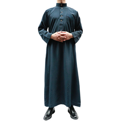 Islam men's wear Solid Cross border Hui Robe Pakistan Arab On behalf of