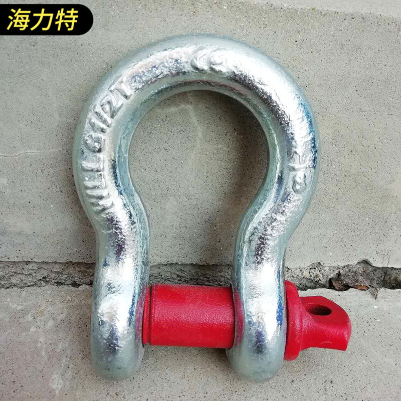 厂家供应 美式镀锌d型卸扣u型环起重卡环弓型卸扣规格多