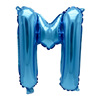 Blue balloon, evening dress, decorations, 16inch, A-line, 16inch