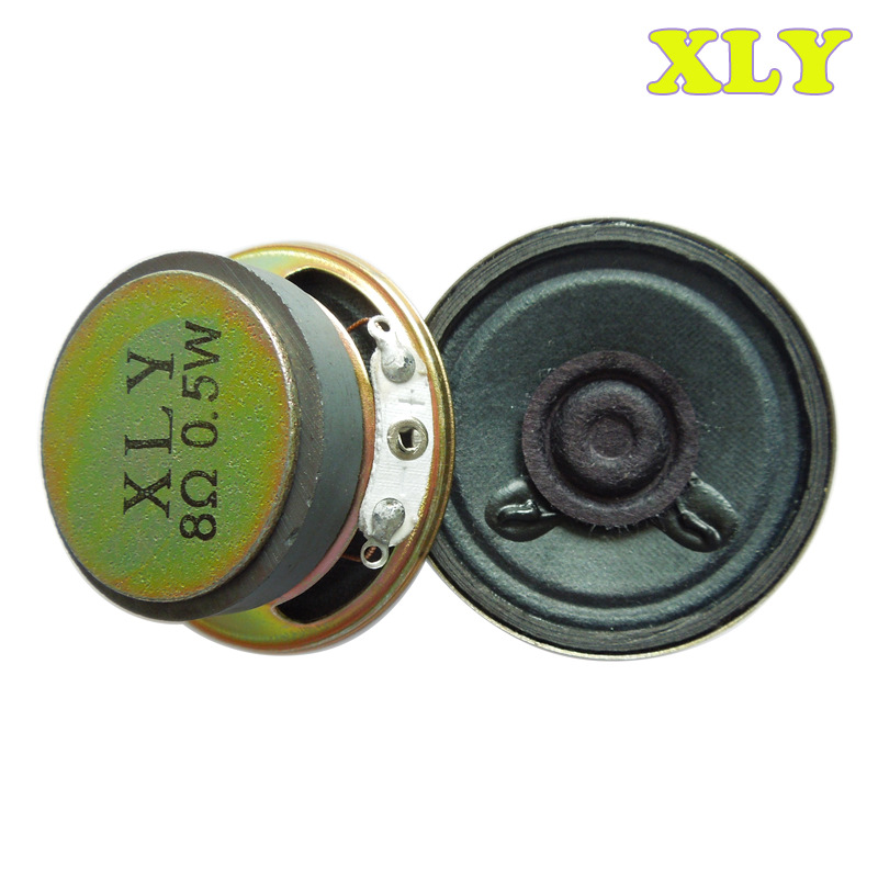 厂家40mm外磁全纸盘喇叭 8欧0.5W楼宇安防门铃语音扬声器1.5英寸