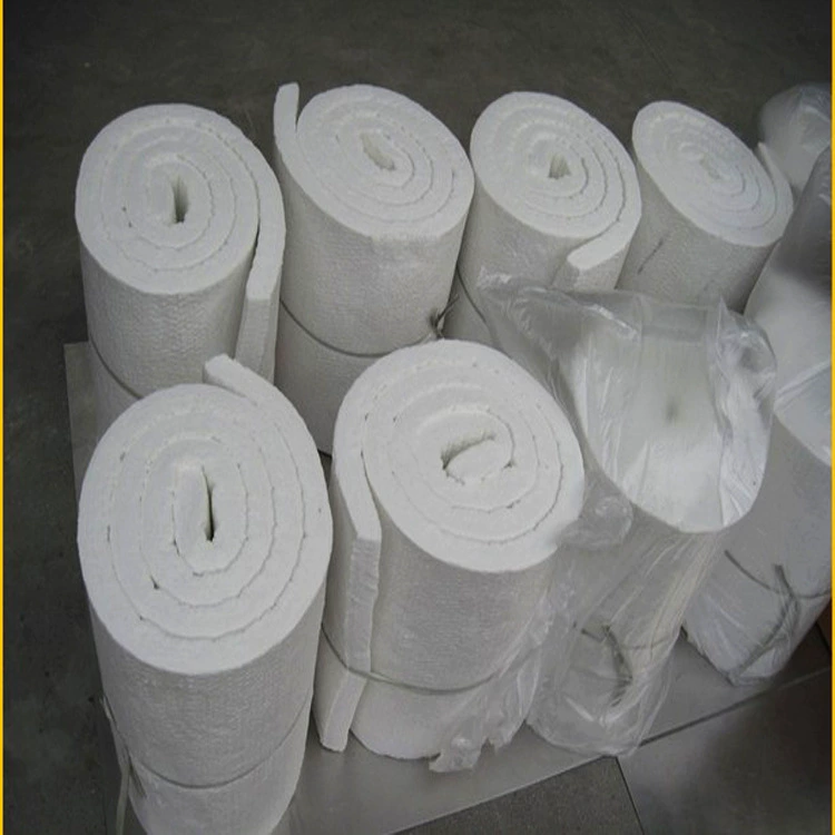 Печь — внутренняя футеровка из огнеупорного керамического волокна, алюмосиликатный теплоизоляционный рулон белого цвета, иглопробивной алюмосиликатный мат
