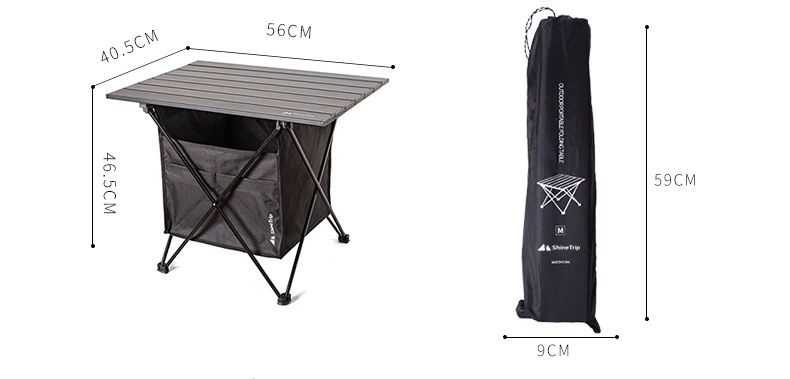 Outdoor Folding Camping Table Picnic BBQ Lightweight Desk with Storange Bag Portable  Hiking, Travel, Fishing Tables