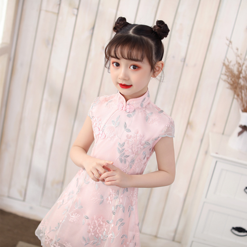 Qipao for kids Girl Qipao Guotang foreign style little girl dress girl Qipao skirt