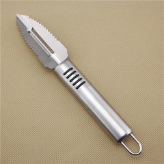Stainless steel peeler scraper two-in-one fish scale remover fish scaler fruit peeler gourd peeler peeler