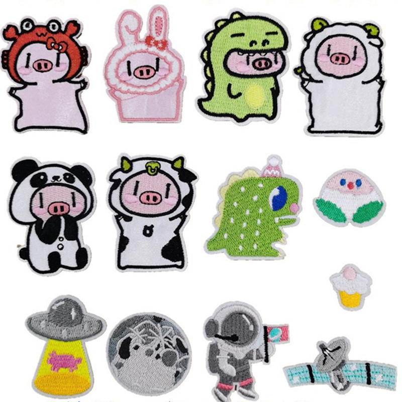 Self-adhesive cute cartoon space astronaut