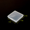 Square plastic box, screw, cards, increased thickness