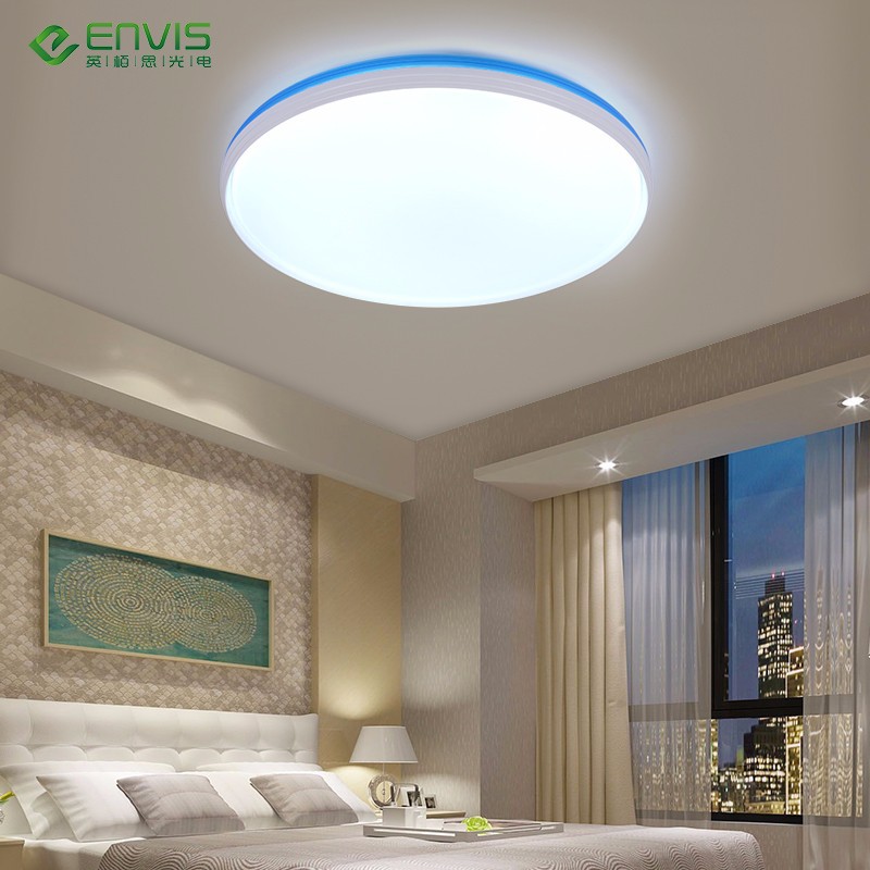 北欧简约LED吸顶灯飞碟圆形遥控护眼亚克力卧室灯客厅灯灯饰灯具