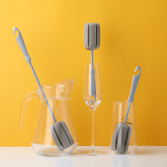 Long-handled cup brush bottle brush cleaning brush milk bottle sponge cup brush kitchen cup washing cup water cup tea cup glass cup cup washing brush