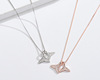 Fashionable small design necklace, silver 925 sample, simple and elegant design