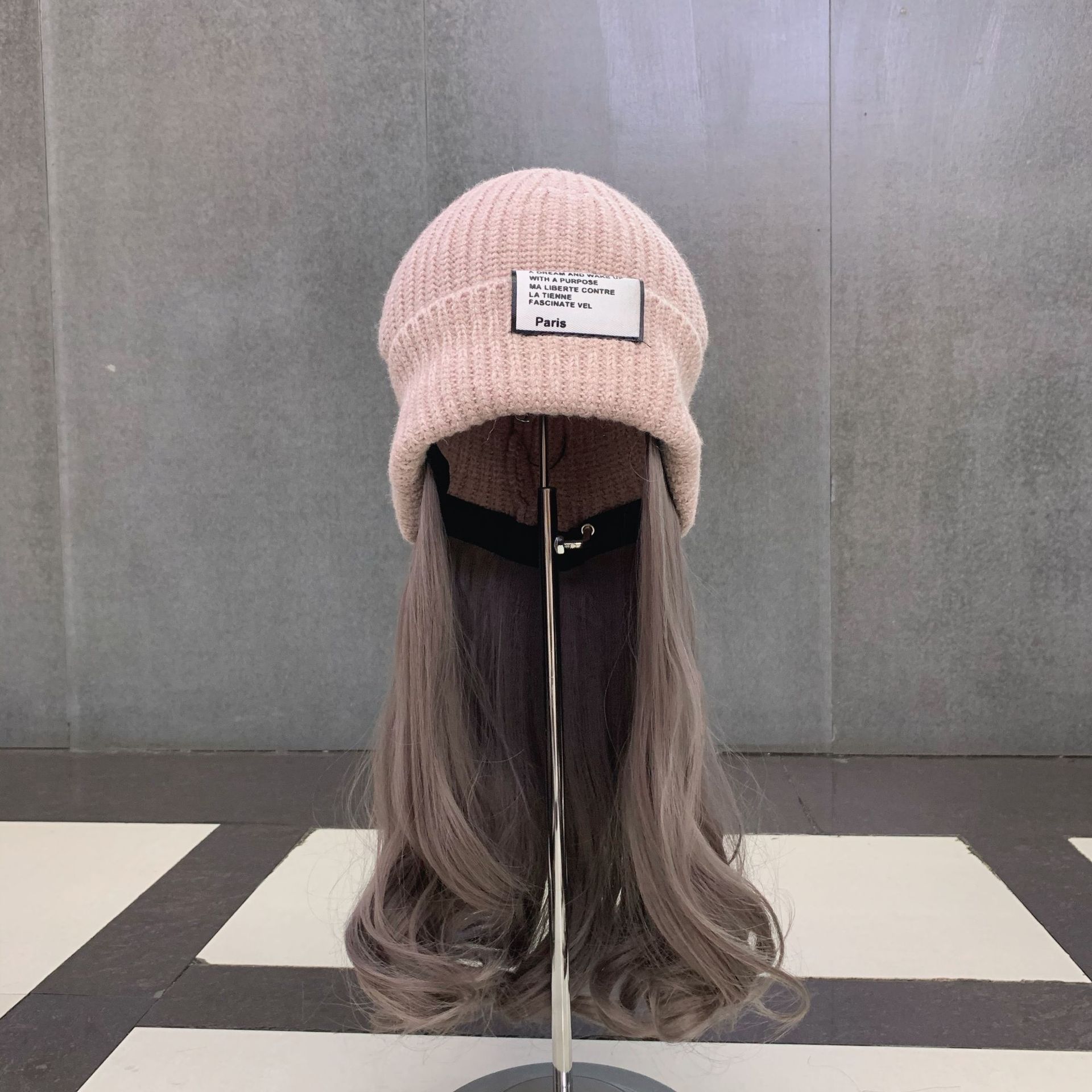 Women's Basic Classic Style Letter Eaveless Hat Wig display picture 4