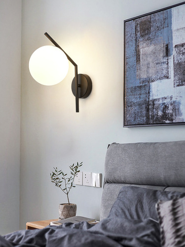 European-style living room and bedroom bedside lamps, study staircase and corridor LED lights, modern minimalist hotel and guesthouse wall lamps