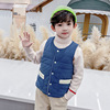 2020 children Vest Autumn and winter keep warm vest men and women baby Children's clothing Down cotton thickening waistcoat