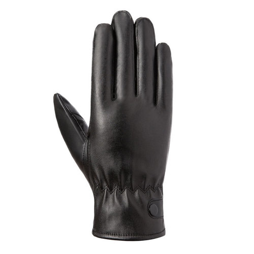 Men and Women's Glove, PU Leather, Autumn/Winter Warm Touch Screen Glove, Cycling PU Leather Glove Wholesale