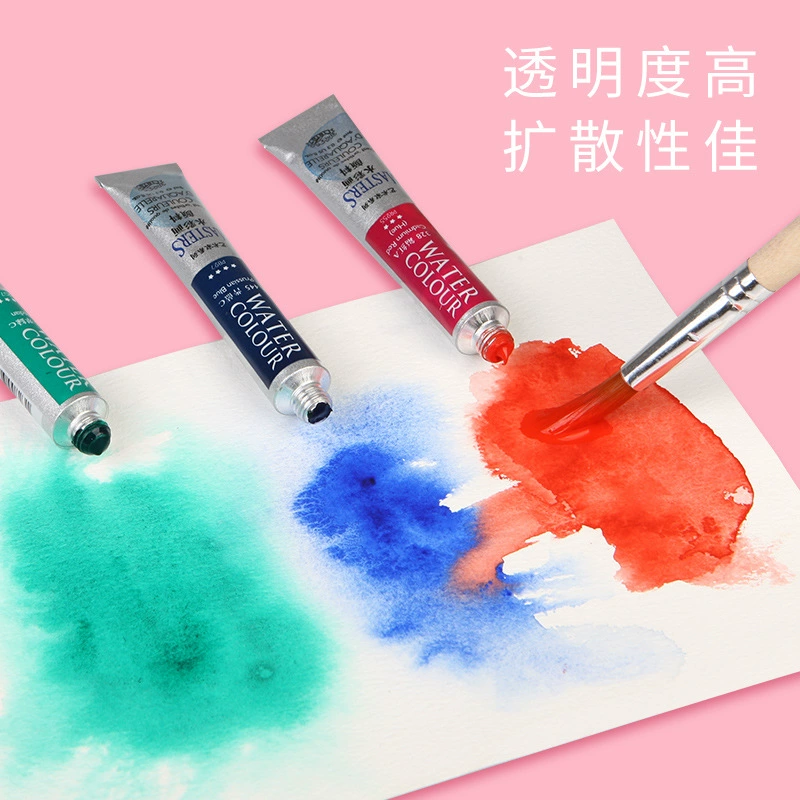 Watercolour, pigment set, 24 colors, 9 ml