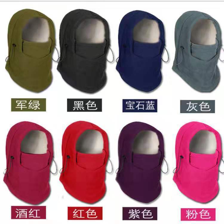 2019 nueva Máscara de equitación de estilo múltiple al aire libre protección del oído de invierno cálido polar sombrero a prueba de viento fábrica al por mayor