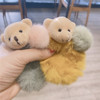 Cute elastic hair rope, hair accessory, with little bears, simple and elegant design