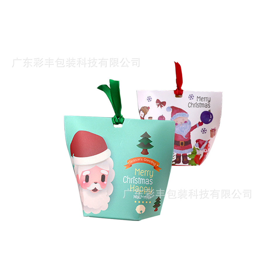 创意圣诞糖果包装纸盒子圣诞节礼物礼品盒厂家设计生产发货