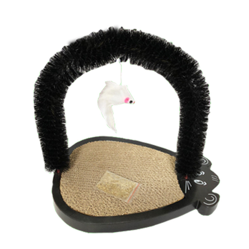 도매 애완 동물 용품 고양이 장난감 양모 고무 골판지 애완 동물 고양이 긁기 보드 장난감