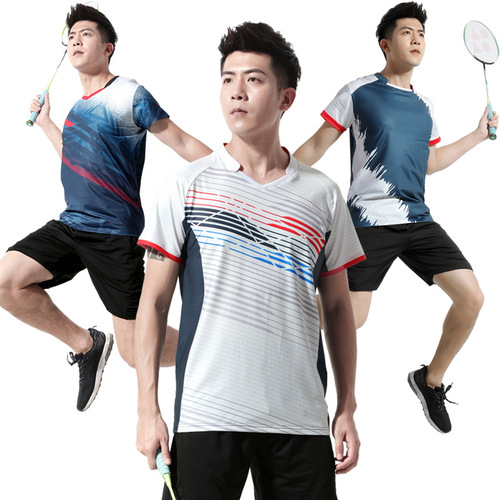 Badminton clothing  table tennis sportswear heat sublimation jersey women summer sportswear set printing volleyball uniform men