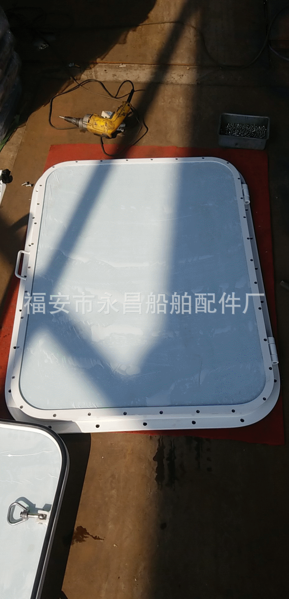 生产船用铝合金重型矩形外上开窗驾驶室开窗等船用窗