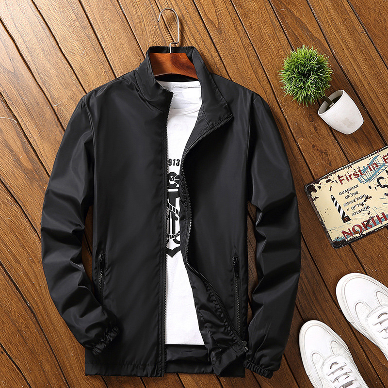 Jacket 2025 Workwear Jacket Men's Spring and Autumn Fashion Trendy Youth Jacket Korean Style Trendy Handsome Trench Coat
