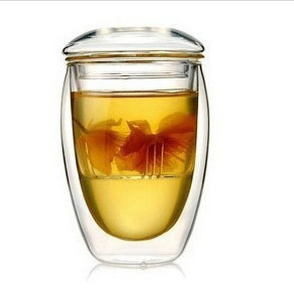 Glass tea cup