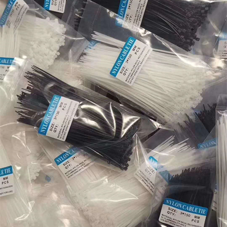 厂家供应阻燃塑料扎带自锁式尼龙扎线带多规格束线带