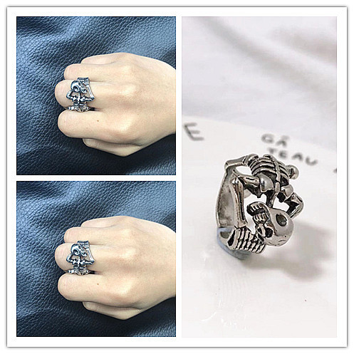 Domineering fashion ring men's retro devil's eye punk single ring personalized boys' ring jewelry wholesale