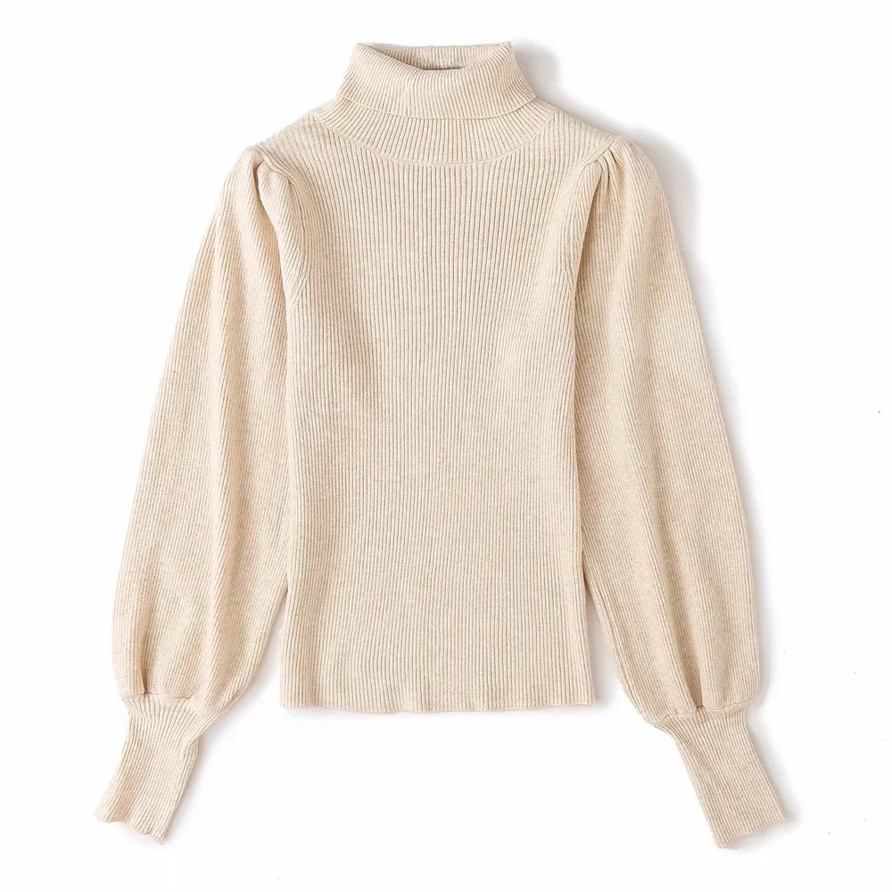 autumn and winter women s loose casual all-match solid color sweater NSAC15705