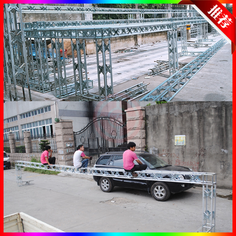 16cm蝴蝶架0.7米批发大棚铝合金桁架促销活动架舞台绗架厂家定制