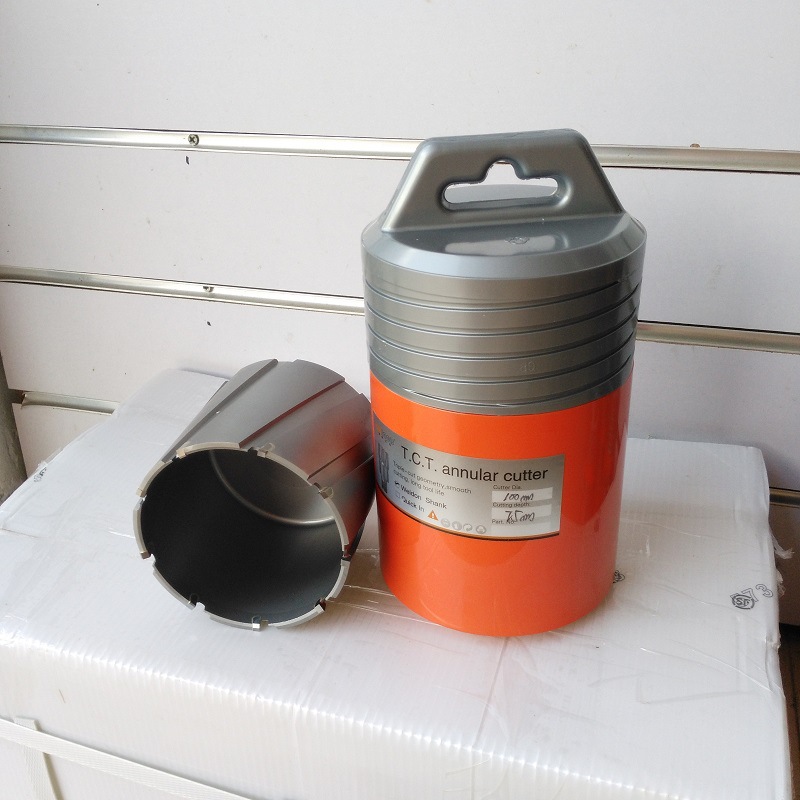 创恒合金钢板钻空心钻头61-200mm开孔器取芯钻头大口径套料钻