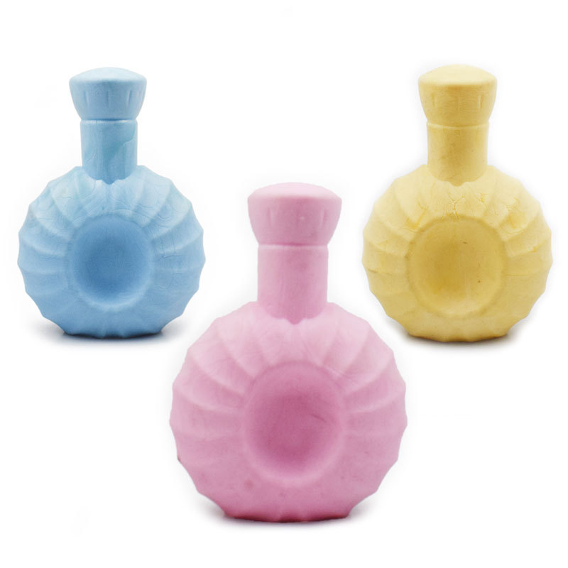 Suministro directo de fábrica en stock nueva espuma TPR XO botella de vino juguete mascota molar diente limpieza entrenamiento perro juguete