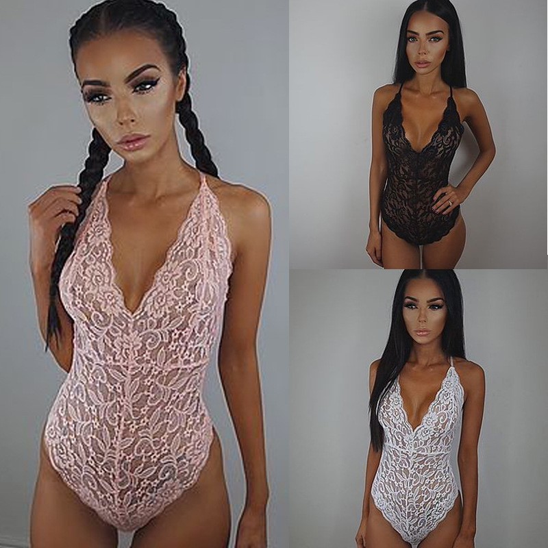 women sexy underwear girl lace pajamas d...