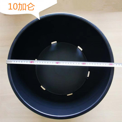 10加仑花盆外贸园林苗圃黑色塑料植物花盆