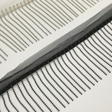 网布机绣6公分珠链流苏 链条花边DIY服装辅料舞台妆舞蹈服配饰