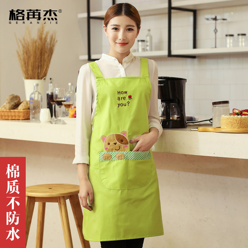 Zhao Wei mismo estilo coreano té de leche materno e infantil manicura cocina Comercio exterior Japón Corea del Sur lindo delantal de jardín de infantes de moda