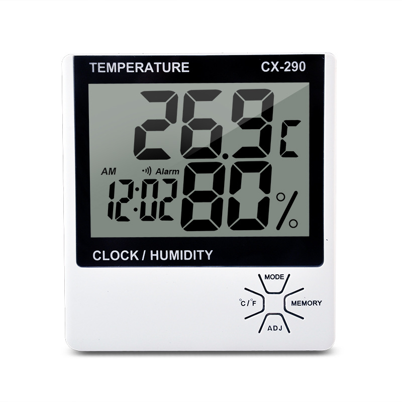 新款电子温湿度计 LCD大屏幕数字温湿度