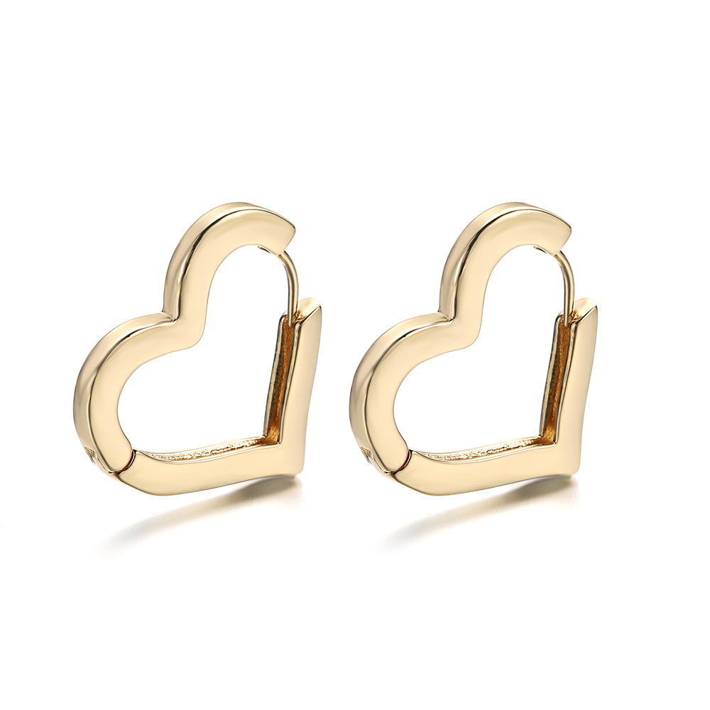 Fashion C Shape Copper No Inlaid Earrings display picture 6