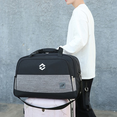 批發新款大容量出差旅行包休閒簡約歐美風健身包防水耐磨運動包