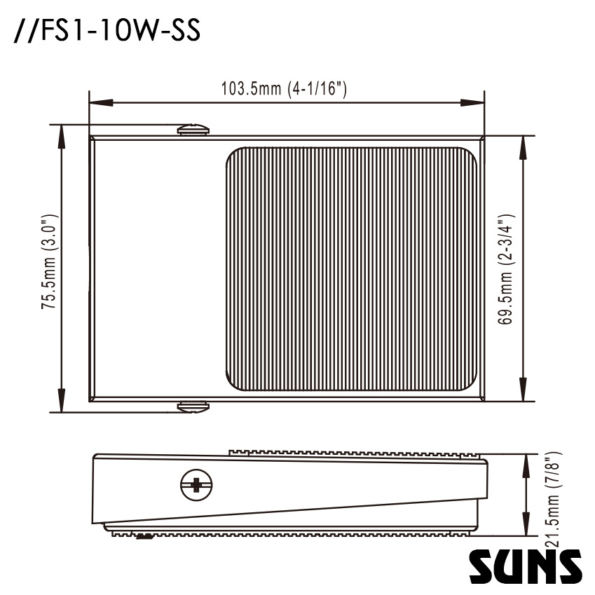 SUNSʵ ֽ̤FS1-10W-SSҽƽ̤ IPx8ˮ̤ ȫ̤