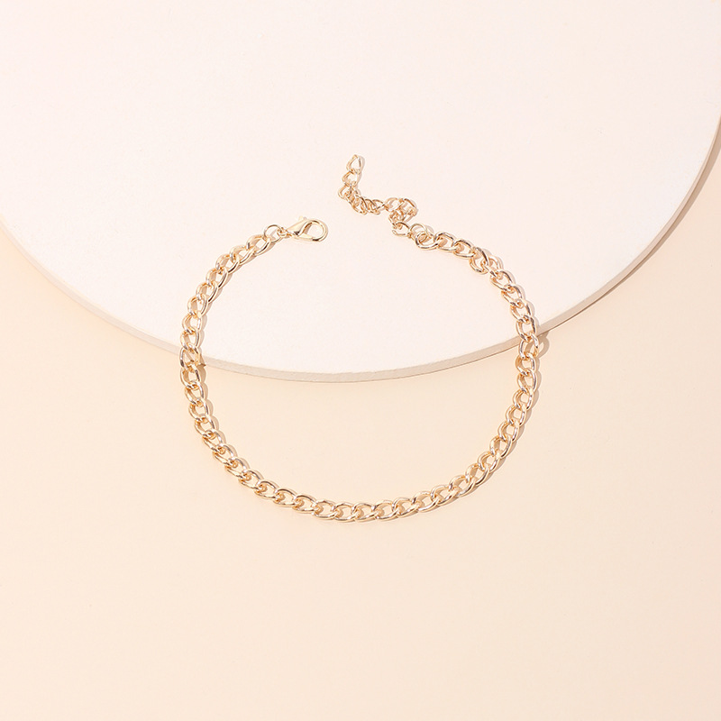 17g Weight Anklet Classification Wedding, Travel Occasion Women'S Gender Beach Style New Fashion Stacking Multi-layer Hand-woven Rice Beads Letter Anklet Set 5