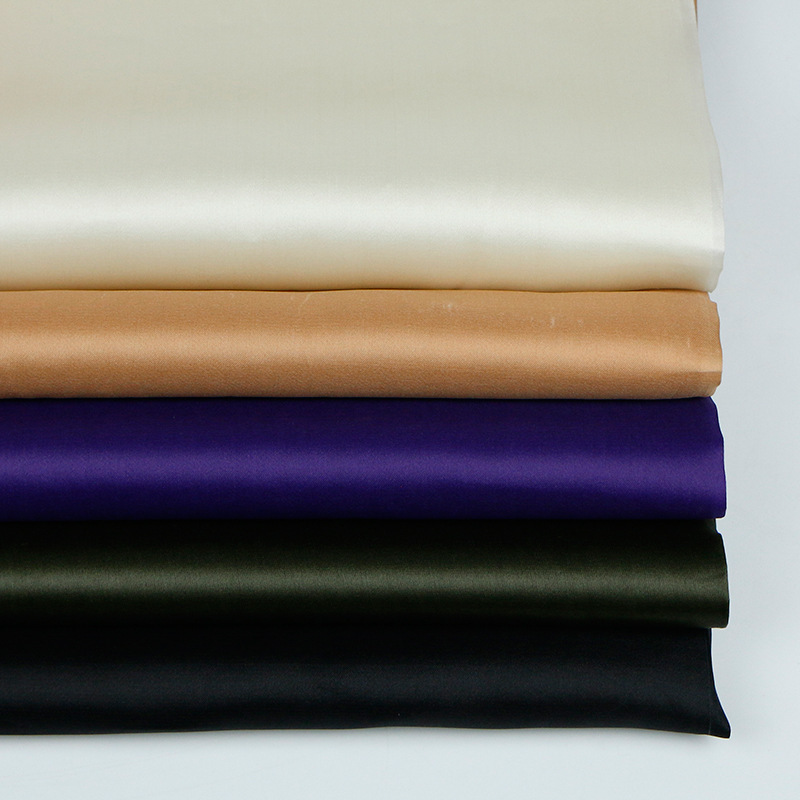 Silk Fabric 12 Momme 140 Width Silk Satin Organza Satin Surface for Wedding Dresses and Fashion, Pure Mulberry Silk