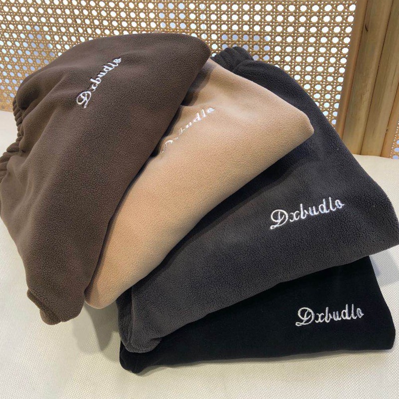 Casual pants winter new pattern 2020 Warm Cashmere Plush thickening sweatpants  Easy trousers Home Furnishings Pajamas