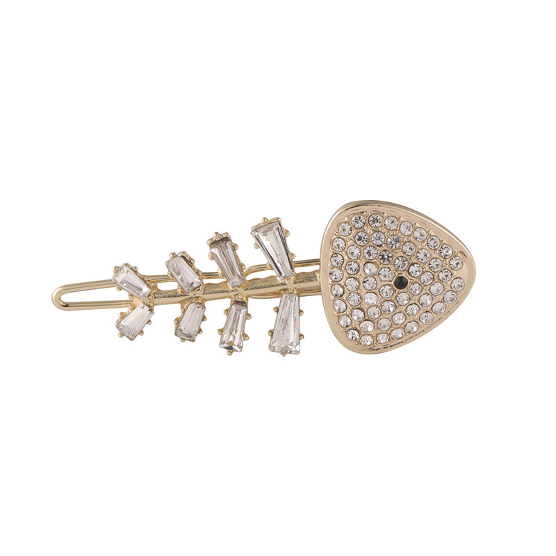 Simple Fish Bone Hair Clip display picture 7