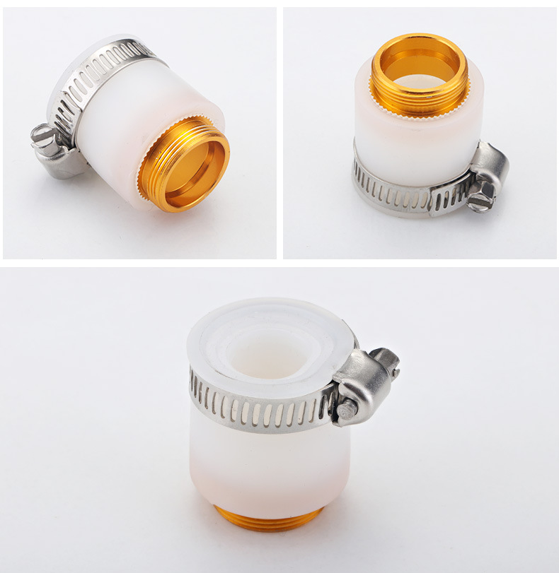 Kitchen faucet splash-proof nozzle, universal faucet connector, filter splash-proof head, household small water filter Application Scenario