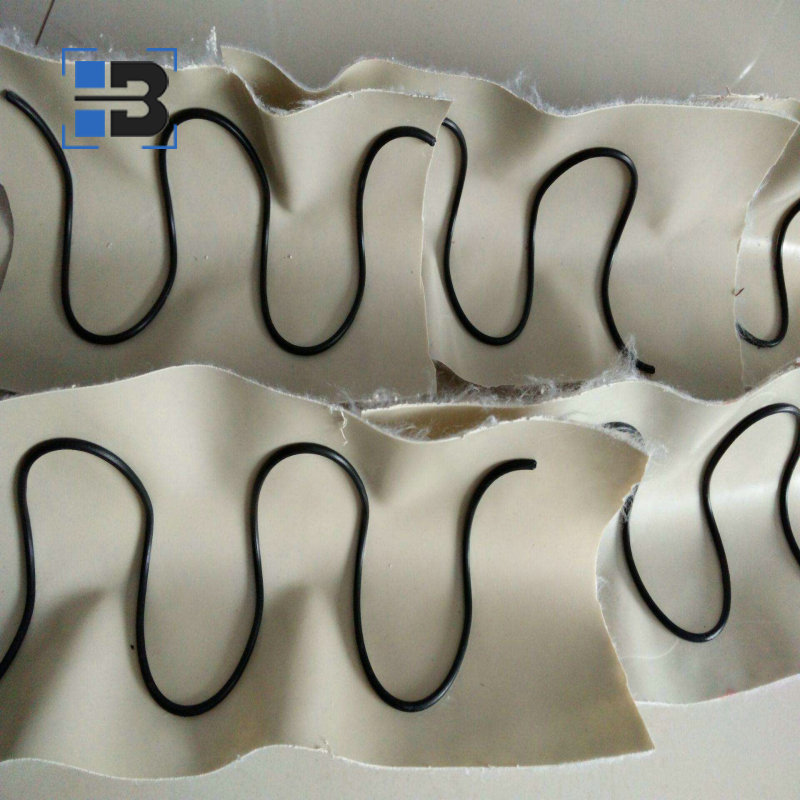 弹簧半圆排水管PVC软式排水管环向隧道透水管半圆管弹簧排水管